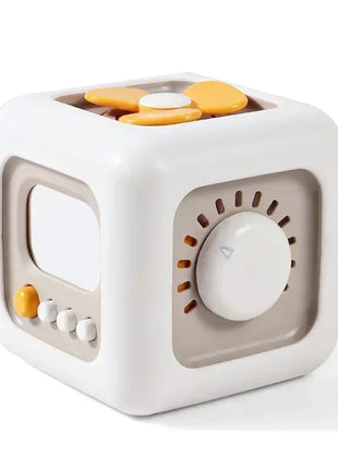 6 in 1 Montessori Cubo Giocattoli Sensoriali Occupato Bordo Abilità di Pratica Del Bambino Cassetto Cubo Agitarsi Giocattoli Educativi per la Ragazza Ragazzo