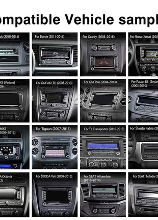 7" 2 Din HD Car Media Video RDS Airplay Car Radio CarPlay Android Auto Stereo Audio For Volkswagen/Seat/Skoda/Passat/Golf/Polo