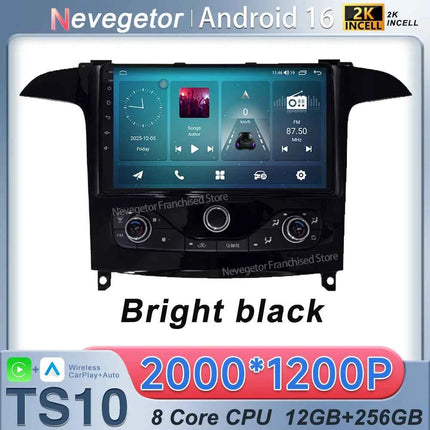 Car Radio Carplay Android 16 For Ford S Max S-MAX 2006-2015 For Ford Galaxy 2014 Bright black Auto Stereo Multimedia Player DPS