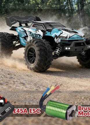 1:16 2.4G 4WD RC Car, 75km/h Blazing High Speed, Bright LED Lights, All-terrain Drift Vehicle, Ultimate Christmas Surprise Gifts
