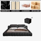 Italian tatami 180x200cm Artificial leather high Headboard bed luxury Double bed furniture queen frame bed sets full furniture