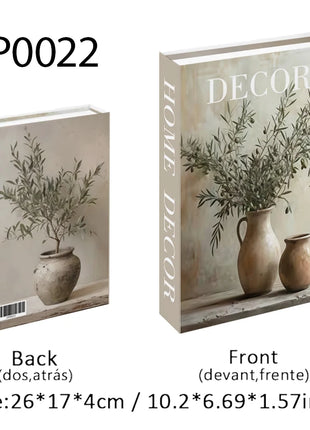 Boho Bauhaus Picasso Matisse Cucina Libri finti Decorazione Tavolino di moda di lusso Scatola portaoggetti decorativa Decorazione estetica