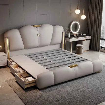 queen beds on offer wooden marriage beds double king size beds 150X200cm headboards bed racks and frame full bedroom furniture