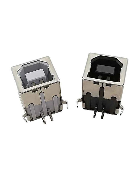 5 pezzi connettore USB 2.0 tipo B presa femmina riparazione interfaccia stampante per saldatura PCB ad angolo retto
