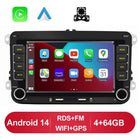 Android 13 Car Radio 2 Din Multimedia Player FM GPS WiFi Carplay For VW Volkswagen Skoda Octavia golf 5 6 touran passat B6 polo
