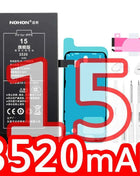 NOHON  High Capacity Phone Battery for iPhone 13 13Pro 12 Pro 11 X XR XS 12Mini 13PM 15Pro MAX 14 SE SE2 SE3 Replacement Bateria