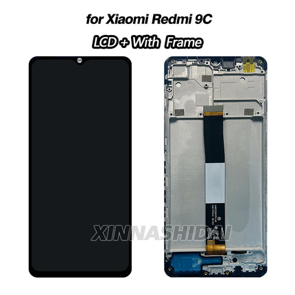 Per Xiaomi Redmi 9C Display LCD 9C Touch Screen Digitizer M2004J19AG M2004J19C Per Redmi 9C LCD Parti di ricambio