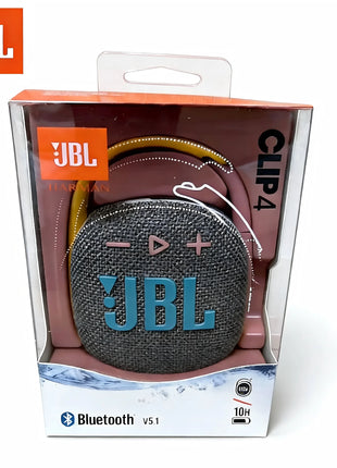 Altoparlante Bluetooth Wireless JBL CLIP 4, Clip alla Moda per Campeggio e Viaggi, Mini Subwoofer Portatile per Esterni