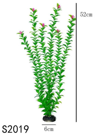 Artificial Aquarium Decor Plants Water Weeds Ornament Aquatic Fish Tank Simulation Grass Flower Decoration Accessories