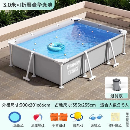 Staffa per piscina casa per bambini grande nuoto per adulti famiglia piscina per bambini piscina da bagno all'aperto per adulti