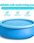 Inflatable Pool, Square Bracket Pool, Round Pool, Outdoor Family Pool, Water Play Pool for Bathing