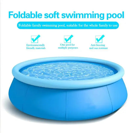 Piscina gonfiabile Staffa quadrata Piscina rotonda Piscina per famiglie all'aperto Piscina per giochi d'acqua per il bagno