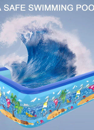 Piscina gonfiabile Piscine gonfiabili per adulti di grandi dimensioni per famiglie Piscine incorniciate in PVC Piscine per bambini Giocattoli per vasca da bagno per interni ed esterni estivi