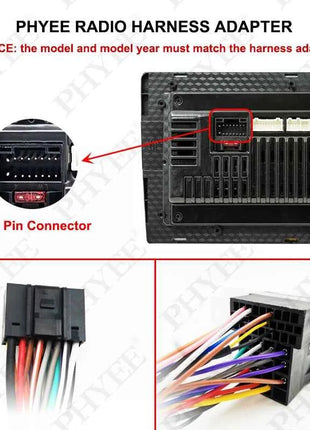 Cablaggio radio per Lada Vesta 2015-2018, connettore da 16 pin a connettore ISO, cavo adattatore USB, spina audio RCA, per Android per auto