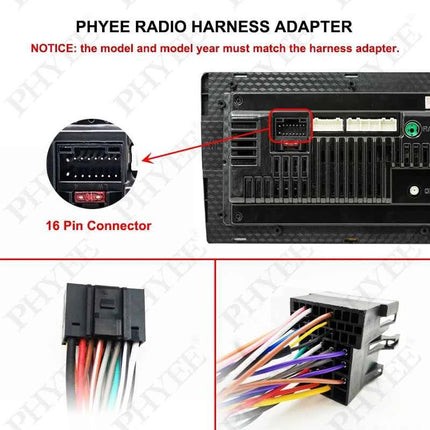 Cablaggio radio per Lada Vesta 2015-2018, connettore da 16 pin a connettore ISO, cavo adattatore USB, spina audio RCA, per Android per auto