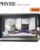 Cablaggio CAN Bus con telaio pannello radio per Honda Civic 9 2012 a 2015, cavo adattatore per multimediale Android 16 pin 9 pollici