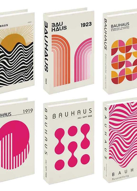Boho Bauhaus Picasso Matisse Cucina Libri finti Decorazione Tavolino di moda di lusso Scatola portaoggetti decorativa Decorazione estetica