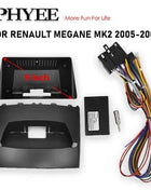 Adattatore per cablaggio Telaio pannello decodificatore CAN Bus, ritenzione display SWC PDC, P&P 16 pin Android, per Renault Megane II Fase 2