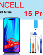 PINZHENG High Quality INCELL LCD OLED Screen for iPhone 14 Pro 15 Plus 13 Pro Max Display for iPhone Replacement with Tools