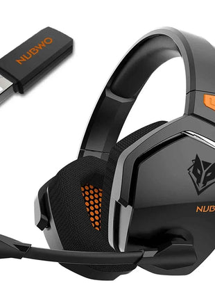 NUBWO G06 Wireless Headsets Gamer with Charging Station for Headset and PS5 Controller Gaming Headphones Long Battery Life