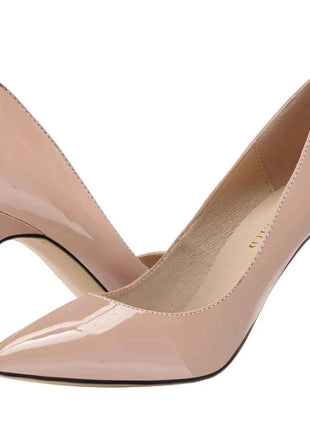 Décolleté da donna di grandi dimensioni Tacchi alti classici a punta Tacchi a spillo sexy da 9 cm Scarpe da festa di nozze rosse da donna eleganti e confortevoli