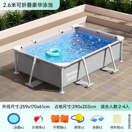 Staffa per piscina casa per bambini grande nuoto per adulti famiglia piscina per bambini piscina da bagno all'aperto per adulti