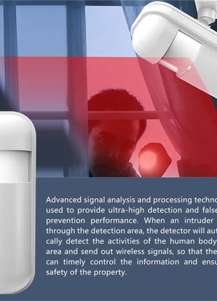Protezione di sicurezza wireless WiFi + GSM/4G e 2G App Smart Home e Tuya Sistema di allarme di sicurezza domestica Alexa Funzionamento remoto 433 Mhz