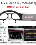 Android 14 Auto Radio CarPlay For Audi A6 C6 4f  For Audi Q7 4L 2005-2015 MMI 2G 3G GPS Car Multimedia Player Navi Stereo DSP