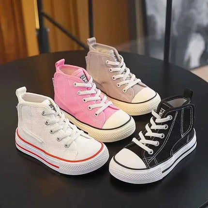 Scarpe di tela di buona qualità per bambini Scarpe da bambino per ragazzi Graffiti Nuove scarpe da ragazza primaverili e autunnali Scarpe da ginnastica antiscivolo