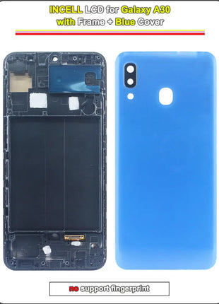 Display LCD AMOLED per Samsung Galaxy A30, Schermo Touch con Digitalizzatore, Assemblaggio Completo con Cornice per Samsung A30 A305F A305G