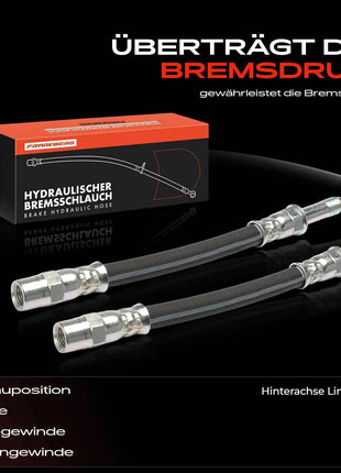 Frankberg 2x Tubo Freno Posteriore Sinistro e Destro per Ford Galaxy WGR MK I Van Seat Alhambra 7 V8 7 V9 1995-2010 7328444 1044504