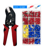 SN-02C Manual Crimping Tool 0.5-2.5 mm² Adjustable Ratchet Plier 280 Pcs Assortment Kit