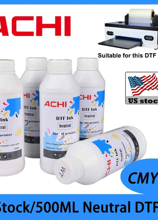 5*500ML DTF Neutral Ink DTF INK for DTF Printer Film Transfer Ink A3 A4 DTF Printer Neutral Ink