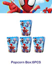 6Pcs Popcorn Boxs / 10 pollici