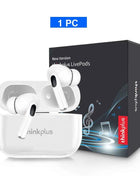 Original Thinkplus Wireless Bluetooth Earphones ANC Noise Reduction Earbuds HD Mic Call Gamer Headsets LED Touch Screen Control