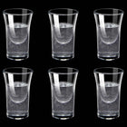 Set Mini Calici Shot 10/15/25ml Trasparenti con Piede Alto per Liquori e Spirits