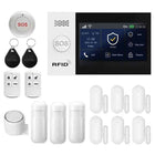 PGST 4G WiFi Smart Life Security Alarm System Kit Tuya Alexa Home Automation Alarm Security Protection Motion Detector Sensor