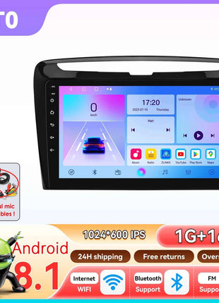 Hizpo Car Radio Autoradio For Lancia Ypsilon 2012-2020 Multimedia Player Wireless CarPlay Android 4G By Qualcomm Snapdragon 6115