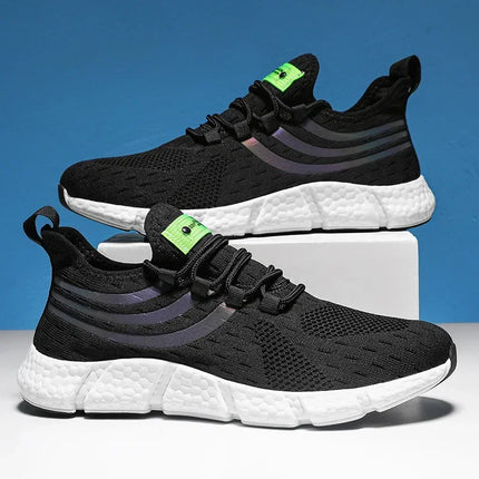 Scarpe da ginnastica da uomo Scarpe comode e traspiranti con plateau Scarpe da corsa estive da uomo Scarpe da ginnastica da passeggio comode e traspiranti