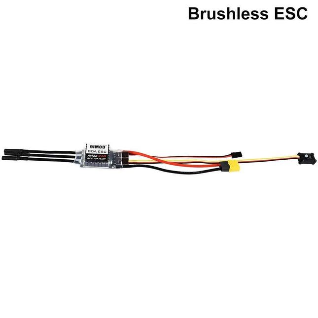 9IMOD RC Brushless Combo AM32 80A ESC 3542 1850KV/2250KV Brushless Motor Gearbox for Axial SCX10 RC Crawler Car Upgrades Parts