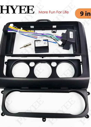 Cablaggio CAN Bus con telaio del pannello radio per Ford Focus 2 dal 2005 al 2011, cavo adattatore per multimediale Android a 16 pin da 9 pollici