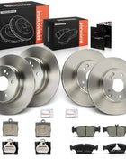 Frankberg 4x Dischi Freno 8x Pastiglie Freno Asse Anteriore Asse Posteriore Per Mercedes-Benz W202 S202 C208 A208 W210 R170 44209120