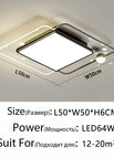 Square black / Dimmable with remote