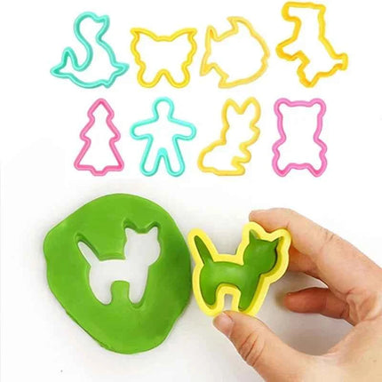 Creativo 3D Plastilina Stampo Modellazione di Argilla Accessori FAI DA TE Gioco Pasta Noodle Tool Kit Set di Plastica Coltello Stampo Giocattolo Educativo Per Bambini