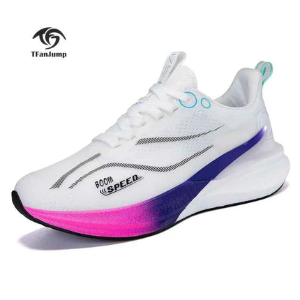 2025 Scarpe da corsa professionali per maratona in carbonio da uomo e da donna Scarpe sportive con supporto stabile ultraleggero per assorbimento degli urti