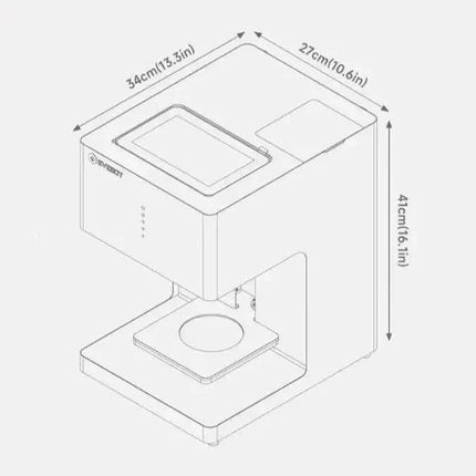 Evebot Coffee Drink Printer 3d Latte Art Coffee Printer Machine Automatic Beverages Food Selfie With WIFI Connection Printing