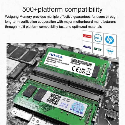 ADATA Premier RAM 8GB 16GB 32GB DDR4 3200MHz CL22 PC4-25600 260 Pin SODIMM Memory Laptop Memory