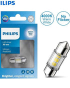 Philips Ultinon Pro6000 LED C5W Festoon 30mm 4000K White Auto Interior Read Dashboard License Plate Light No Error 11860WU60X1