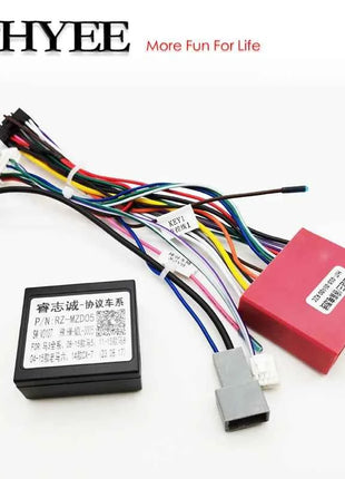 Adattatore cablaggio CAN Bus Decoder Connettore da 16 pin a 24 pin Antenna radio Cavo di cablaggio Android per auto per Mazda 6 GH1/GH2 3 BL BM CX7