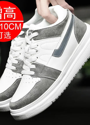 2025 Men's Elevator Shoes Men's Raised Sneakers 6cm 8cm Breathable Heightening Shoes for Men's Sports Shoes